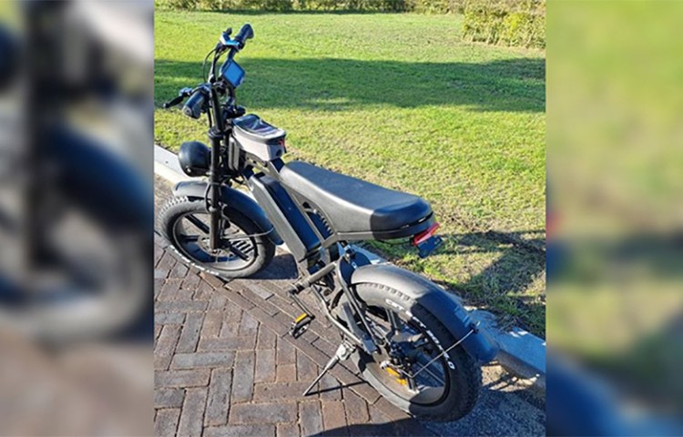 Gasgeven op elektrische fatbike, leuk, maar ermee rijden mag niet