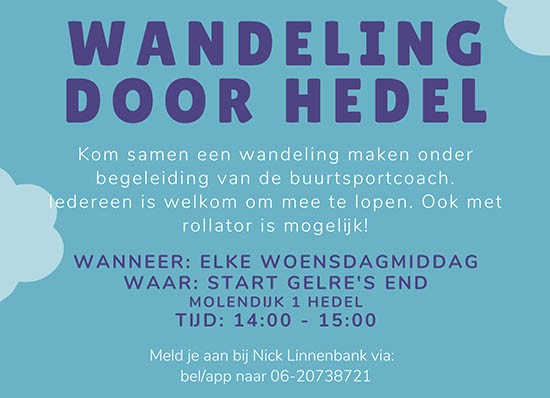 Wandeling door Hedel