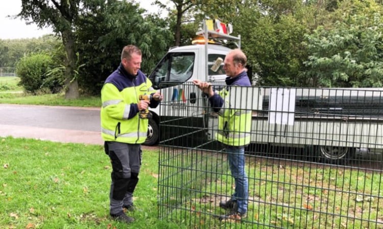 Gemeente plaatst weer bladcontainers