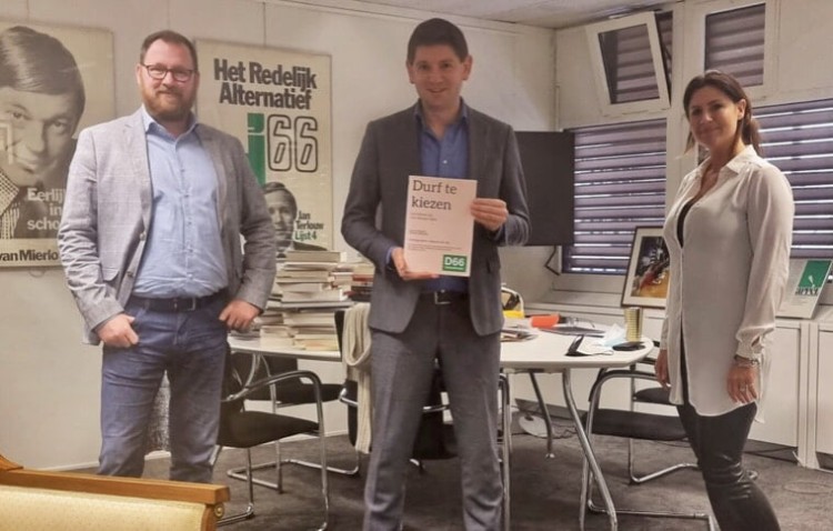 D66 Bommelerwaard bezoekt Tweede Kamerlid Jan Paternotte