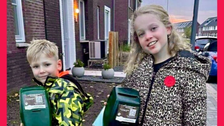 Eva en Finn organiseren statiegeldactie voor Dierenasiel Bommelerwaard
