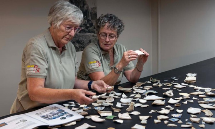Schervenlab kasteel Ammersoyen voor het eerst open voor publiek