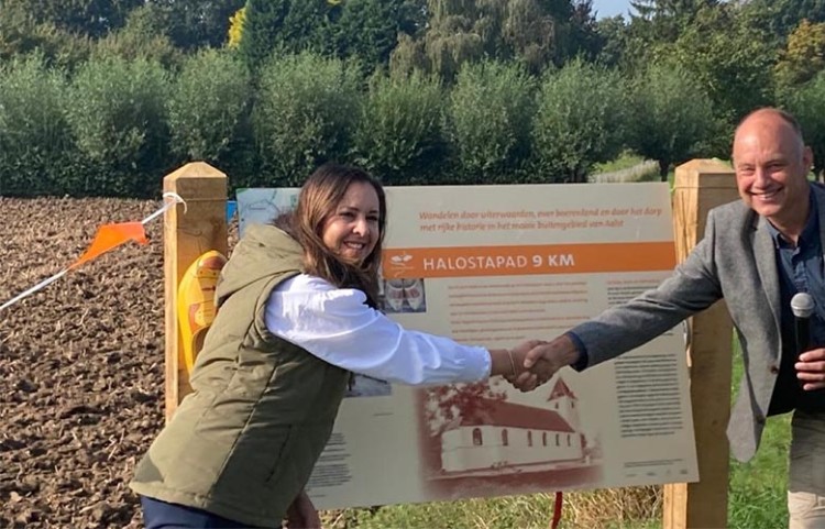 Halostapad bij Aalst officieel geopend