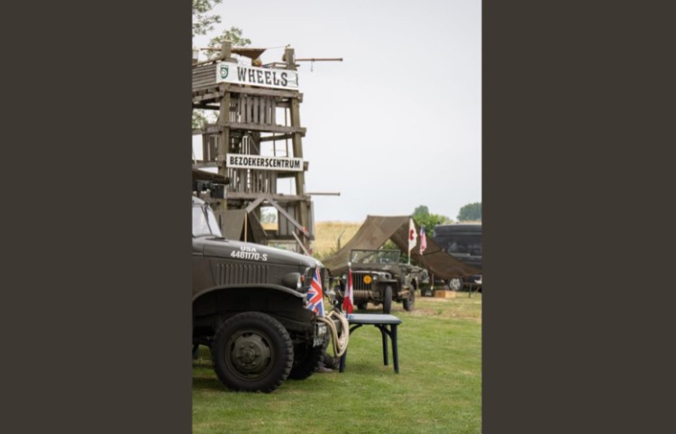 Militaire voertuigendag Bezoekerscentrum geslaagd