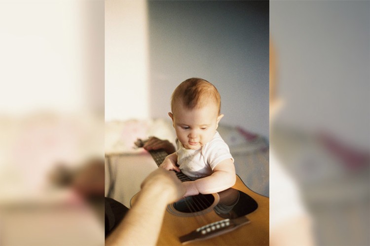 Muziek op schoot