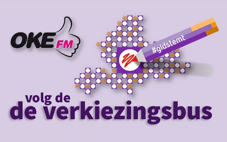 Omroep Gelderland verzorgt met lokale omroep Oké FM verkiezingsuitzendingen