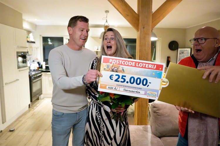 PostcodeStraatprijs valt in Heerewaarden: vijf geluksvogels verdelen 125.000 euro