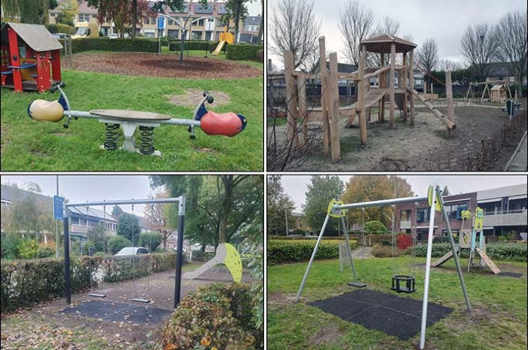 Vier nieuwe speelplaatsen zijn klaar