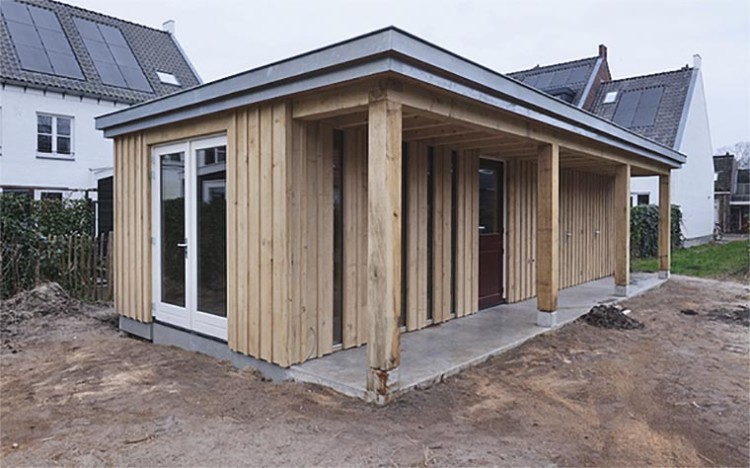 Torentuinschuur nadert voltooiing