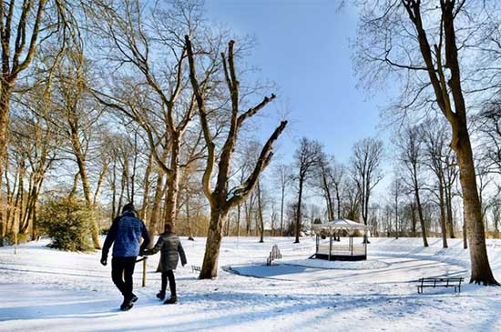 Winterse week op de wallen