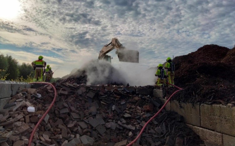 Geuroverlast door fikse brand in Brakel