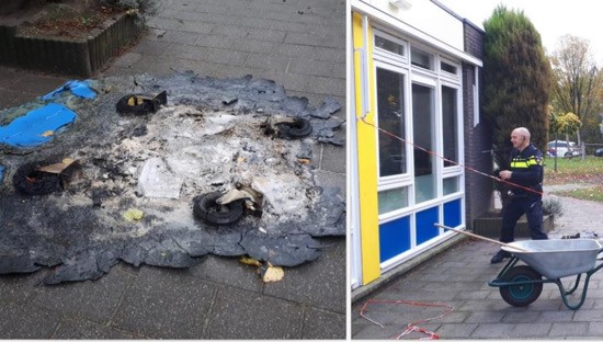Schade door brand bij pcb De Rank