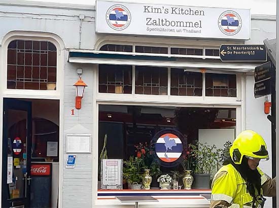 Brand bij Kim’s Kitchen, vrouw raakt gewond