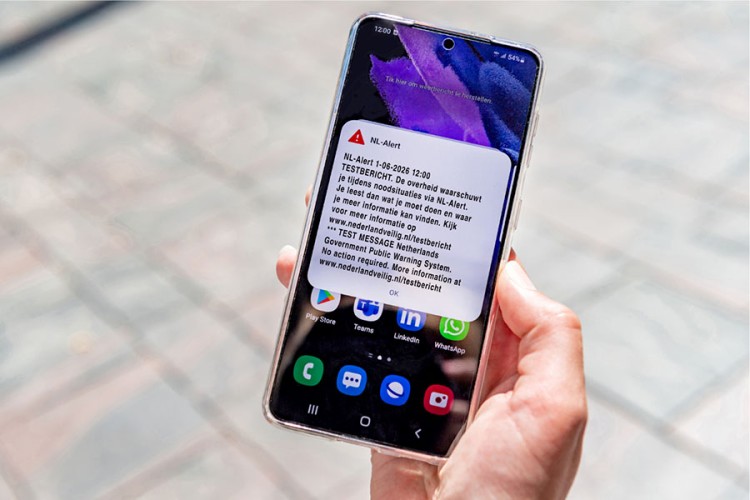 Maandag, 1 juni ontvangt iedereen een NL-Alert op de mobiele telefoon
