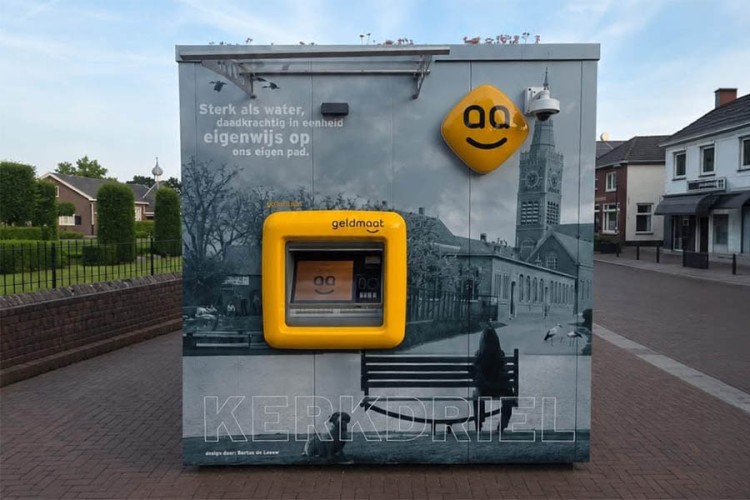 Gepimpte geldautomaat brengt ‘dorpsgevoel’ naar centrum van Kerkdriel